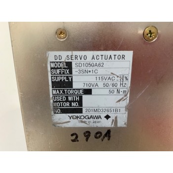Yokogawa Parker SD1050A62-3SN*1C DD Compumotor Dynaserv Servo Actuator